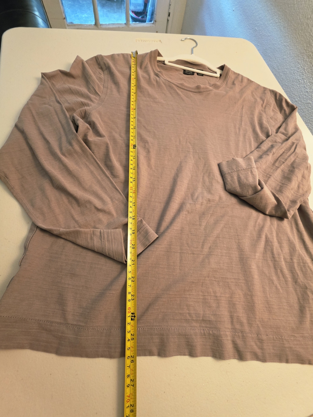 Boss Men's Taupe Crew Neck Tee - Picture 6 of 10